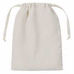 スウェード風巾着(M) グレーの商品画像