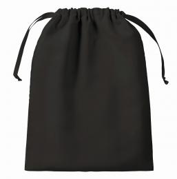 スウェード風巾着(L) ブラックの商品画像