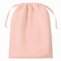 スウェード風巾着(L) ピンクベージュの商品画像