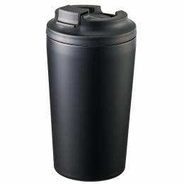 リッド付ステンレスサーモタンブラー450ml マットブラックの商品画像