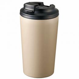 リッド付ステンレスサーモタンブラー450ml ベージュの商品画像
