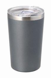 Zalattoクリアフタ付サーモタンブラー350ml ダークシルバーの商品画像