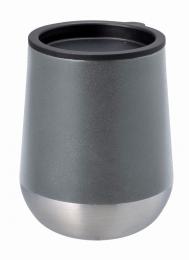 Zalattoフタ付サーモラウンドタンブラー ダークシルバーの商品画像