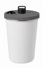 ストロー付ステンレスサーモタンブラー370ml ホワイトの商品画像