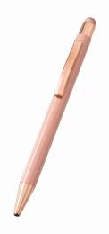 タッチペン付ワンカラーボールペン(再生アルミ) ピンクベージュの商品画像