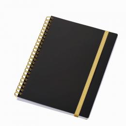 ゴールドリングA5ノート ブラックの商品画像