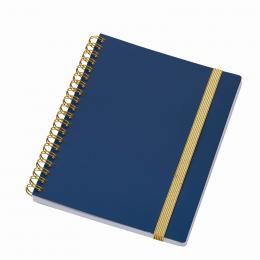 ゴールドリングハンディノート ネイビーの商品画像