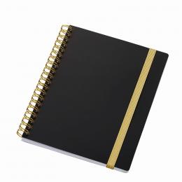 ゴールドリングハンディノート ブラックの商品画像