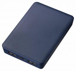 全面印刷できるモバイルチャージャー5000 スクエア ネイビーの商品画像