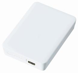 全面印刷できるモバイルチャージャー2500 スクエア ホワイトの商品画像