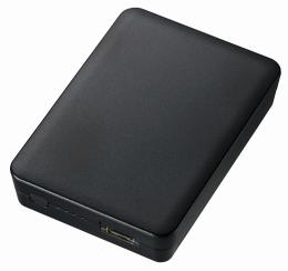 全面印刷できるモバイルチャージャー2500 スクエア ブラックの商品画像