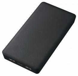 全面印刷できるモバイルチャージャー10000 スクエア ブラックの商品画像