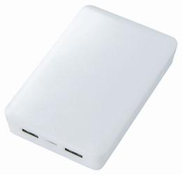 全面印刷できるモバイルチャージャー8000 スクエア ホワイトの商品画像