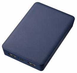 全面印刷できるモバイルチャージャー8000 スクエア ネイビーの商品画像