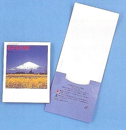 販促品、ノベルティ向け天然あぶらとり紙　富士山(10枚)の商品画像