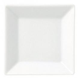 美濃焼 スクエアー　ホワイト　12cm角皿の商品画像