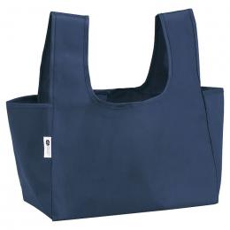 リフェロ・再生PETマチ広エコバッグ(ネイビー)の商品画像