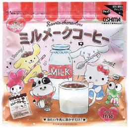 サンリオキャラクターズ ミルメークコーヒー16袋入の商品画像