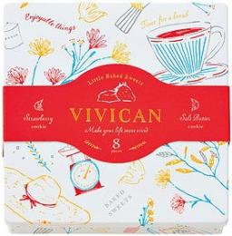 VIVICANクッキー ストロベリー&塩バターの商品画像