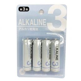 アルカリ単3電池 4Pの商品画像