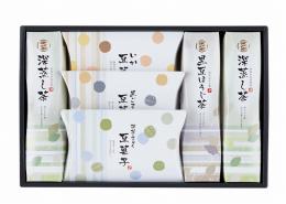 日本の銘品セレクション 静岡茶と豆菓子詰合せ　[お中元・お歳暮向け簡易方法・短冊熨斗込み]　※納期:受注後約1週間の商品画像