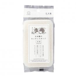 日本製のキッチンスポンジ(抗菌加工)(ホワイト)の商品画像