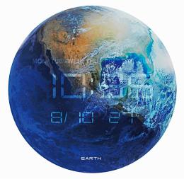 LEDデジタル時計1個(地球)の商品画像