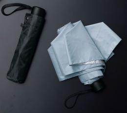 シンプリー晴雨兼用折りたたみ傘 ブルーグレーの商品画像