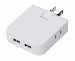 マルチアダプター(2AC+2USB)(ホワイト)の商品画像