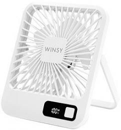 ウィンジーUSB充電式スクエアスタンドファン ホワイトの商品画像