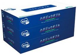 ハチジュウダブルBOXティッシュ80W3個組の商品画像