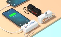 【名入れ代込】   モバイルバッテリー 5000mAh Ampの商品画像
