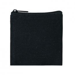 スフィア・リサイクルコットンスクエアフラットポーチ(ブラック)の商品画像