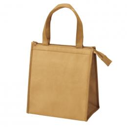 不織布保冷温スクエアバッグ(モカ)の商品画像