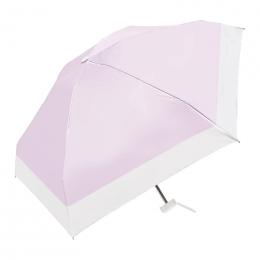 UVコンパクトバイカラー晴雨兼用折りたたみ傘(ラベンダー)の商品画像