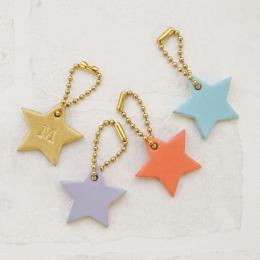 【名入れ代込】 本革星チャーム　専用箱入り　※別途版代の商品画像