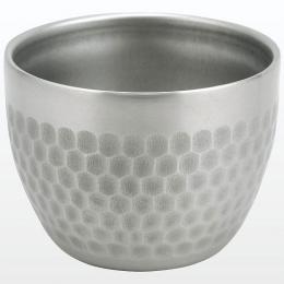 チタン槌目ぐい呑み(二重構造)の商品画像