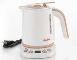 「&smile」倒れてもこぼれにくい温度調整電気ケトル1.0?の商品画像