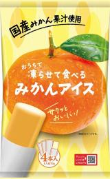 凍らせて食べるみかんアイスの商品画像