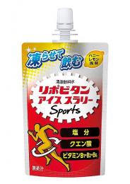 凍らせて飲む リポビタンアイススラリーSports ハニーレモン風味120gの商品画像