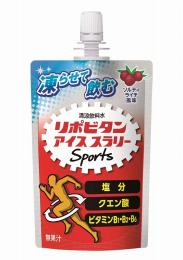 凍らせて飲む リポビタンアイススラリーSports ソルティライチ風味120gの商品画像