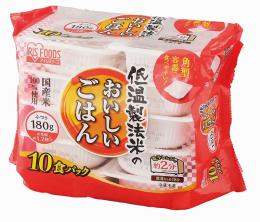 低温製法米のおいしいごはん180g×10食パックの商品画像