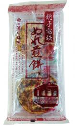 銚子電鉄ぬれ煎餅4枚入 赤の濃い口味の商品画像
