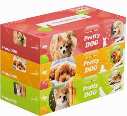プリティドッグBOXティッシュ130W3個組の商品画像