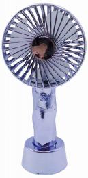 充電式OluハンディファンWavy1台(メタリックブルー)の商品画像