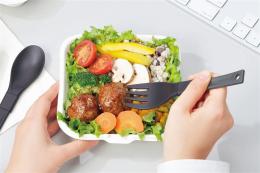 プラスチックスマート 携帯スプーン&フォークの商品画像