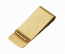金色のマネークリップの商品画像