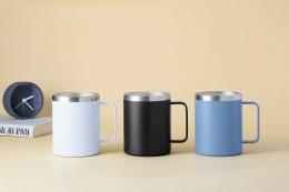 ランジュ/真空ステンレスマグカップ450ml■ブルーの商品画像