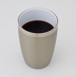 セラミック加工ステンレス断熱タンブラー420ml シルバーの商品画像