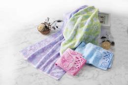 ふわふわ無撚糸ジャガードバスタオルの商品画像